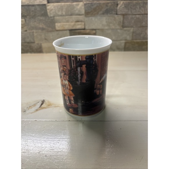 Danbury Mint ~ M.I. Hummel Mugs of the Year Porcelain Cups - 2 Cups Oct,Sept. - Picture 3 of 13
